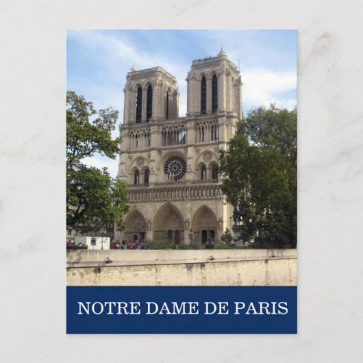 Notre Dame de Paris Briefkaart (Voorkant)