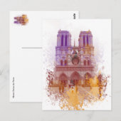 Notre Dame de Paris Briefkaart (Voorkant / Achterkant)