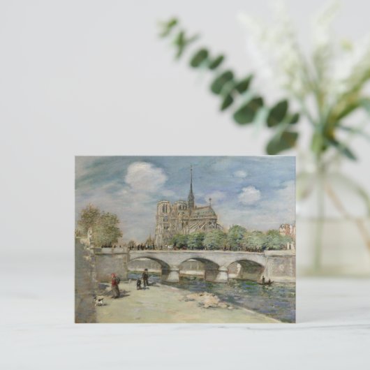 Notre Dame de Paris, c.1900 Briefkaart (Staand voorkant)