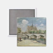 Notre Dame de Paris, c.1900 Magneet (Voorkant / Achterkant)