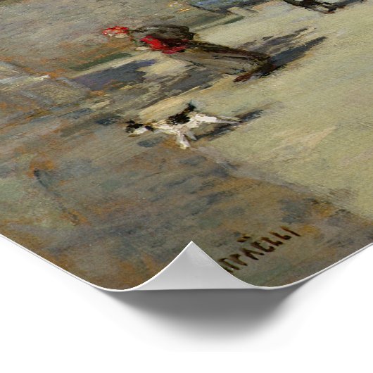 Notre Dame de Paris, c.1900 Poster (Hoek)