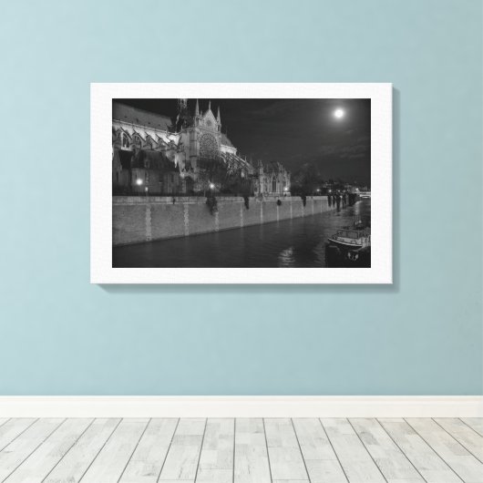 Notre Dame de Paris Canvas Afdruk (Insitu (Houten vloer))
