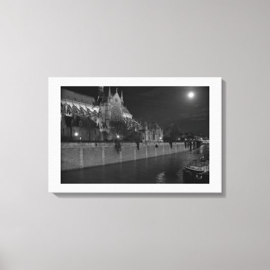Notre Dame de Paris Canvas Afdruk (Voorkant)