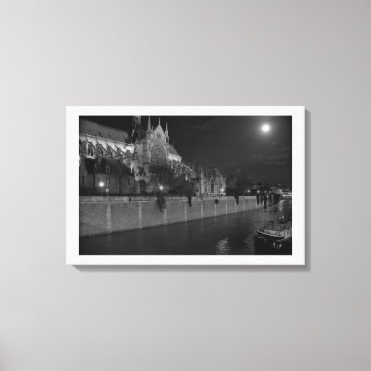 Notre Dame de Paris Canvas Afdruk (Voorkant)