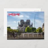 Notre Dame de Paris, de dag na de brand van 2019 Briefkaart (Voorkant / Achterkant)
