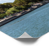 Notre Dame de Paris en Seine river - Frankrijk Poster (Hoek)