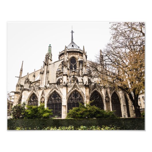 Notre Dame de Paris Foto Afdruk (Voorkant)