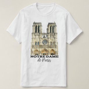 Notre-Dame de Paris France Cathedral Souvenir T-shirt