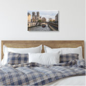 Notre Dame de Paris, Frankrijk Canvas Afdruk (Insitu (Slaapkamer))