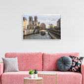 Notre Dame de Paris, Frankrijk Canvas Afdruk (Insitu (Woonkamer))