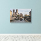 Notre Dame de Paris, Frankrijk Canvas Afdruk (Insitu (Houten vloer))