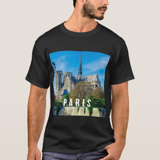 Notre Dame de Paris in France T-Shirt (Voorkant)