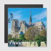 Notre Dame de Paris in Frankrijk (Voorkant / Achterkant)
