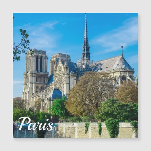 Notre Dame de Paris in Frankrijk (Voorkant)