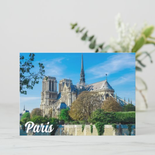 Notre Dame de Paris in Frankrijk (Staand voorkant)