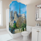 Notre Dame de Paris in Frankrijk Douchegordijn (In situ)