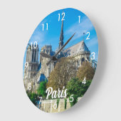 Notre Dame de Paris in Frankrijk Grote Klok (Hoek)