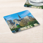 Notre Dame de Paris in Frankrijk Kartonnen Onderzetters (Schuin)