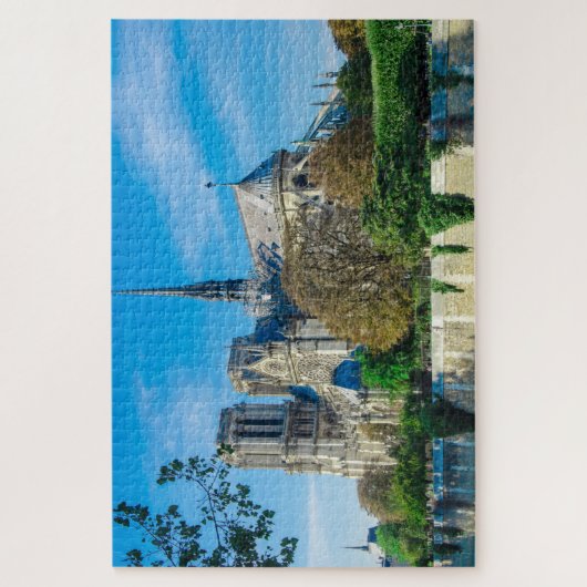 Notre Dame de Paris in Frankrijk Legpuzzel (Verticaal)
