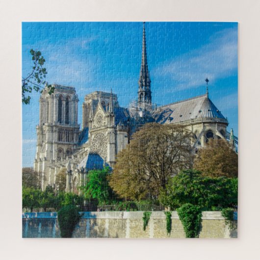 Notre Dame de Paris in Frankrijk Legpuzzel (Verticaal)