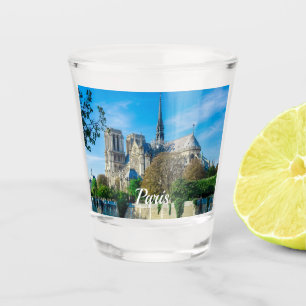 Notre Dame de Paris in Frankrijk Shot Glas