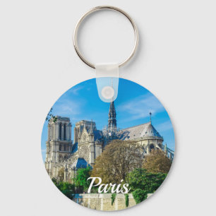 Notre Dame de Paris in Frankrijk Sleutelhanger