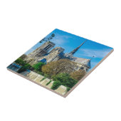 Notre Dame de Paris in Frankrijk Tegeltje (Zijkant)