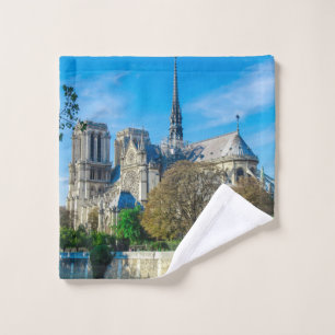 Notre Dame de Paris in Frankrijk Washandje