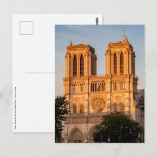 Notre Dame de Paris in Golden Hour - Parijs, Frank Briefkaart