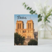 Notre Dame de Paris in Golden Hour - Parijs, Frank Briefkaart (Staand voorkant)