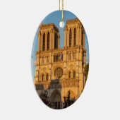 Notre Dame de Paris in Golden Hour - Parijs, Frank Keramisch Ornament (Rechts)