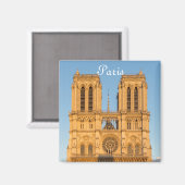 Notre Dame de Paris in Golden Hour - Parijs, Frank Magneet (Voorkant / Achterkant)