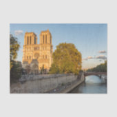 Notre Dame de Paris in Golden Hour - Parijs, Frank Tissuepapier (Voorkant)