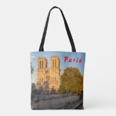 Notre Dame de Paris in Golden Hour - Parijs, Frank Tote Bag (Achterkant)