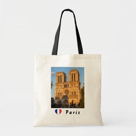 Notre Dame de Paris in Golden Hour - Parijs, Frank Tote Bag (Voorkant)