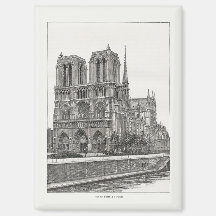 Notre Dame de Paris Kathedraal Magnet