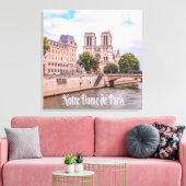 Notre Dame de Paris katholieke kathedraal Canvas Afdruk (Insitu (Woonkamer))