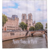 Notre Dame de Paris katholieke kathedraal Douchegordijn (Voorkant)