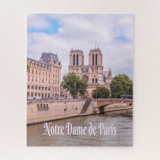 Notre Dame de Paris katholieke kathedraal Legpuzzel (Verticaal)