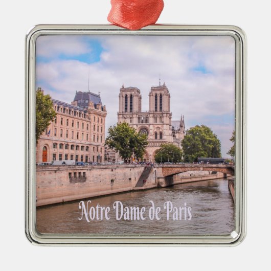 Notre Dame de Paris katholieke kathedraal Metalen Ornament (Voorkant)