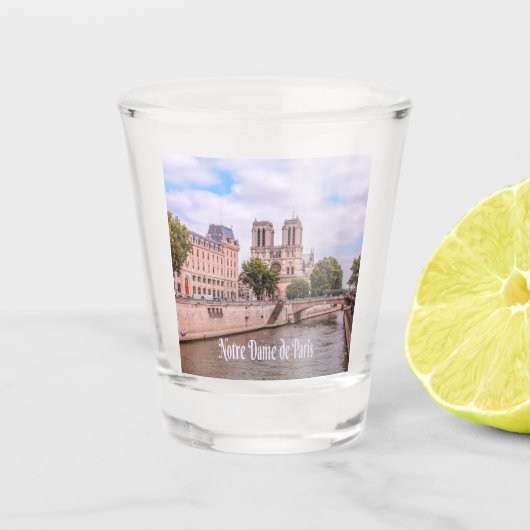 Notre Dame de Paris katholieke kathedraal Shot Glas (Voorkant)