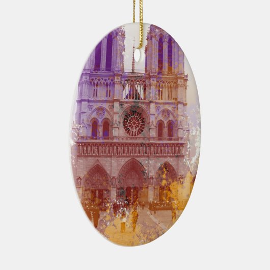 Notre Dame de Paris Keramisch Ornament (Rechts)