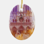 Notre Dame de Paris Keramisch Ornament (Voorkant)