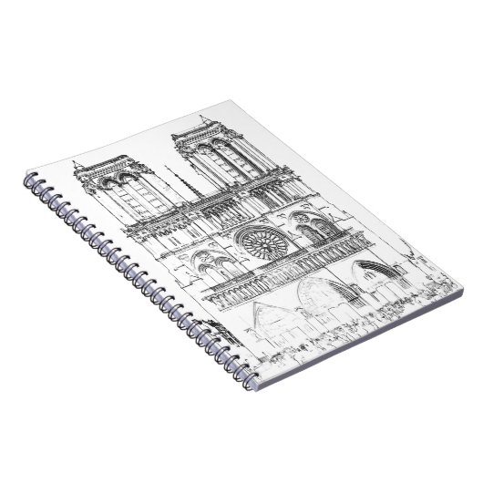 Notre Dame de Paris Notitieboek (Rechterzijde)