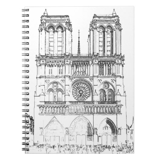 Notre Dame de Paris Notitieboek (Voorkant)