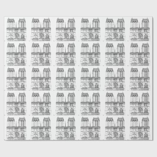 Notre Dame de Paris - Parijs, Frankrijk Cadeaupapier (Vlak)