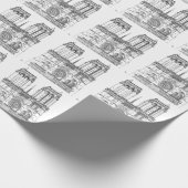 Notre Dame de Paris - Parijs, Frankrijk Cadeaupapier (Hoek)