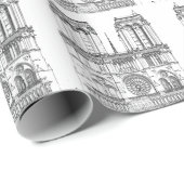 Notre Dame de Paris - Parijs, Frankrijk Cadeaupapier (Rol Hoek)