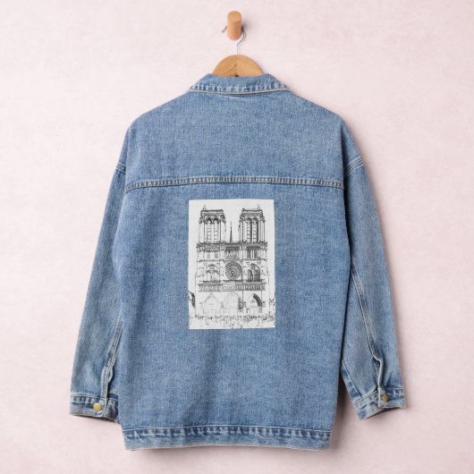 Notre Dame de Paris - Parijs, Frankrijk Denim Jacket (Hangar)