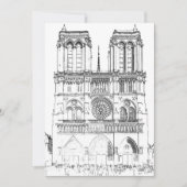 Notre Dame de Paris - Parijs, Frankrijk Kaart (Voorkant)